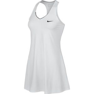 Nike Dri Fit White V Neck Women’s Tennis Dress Small